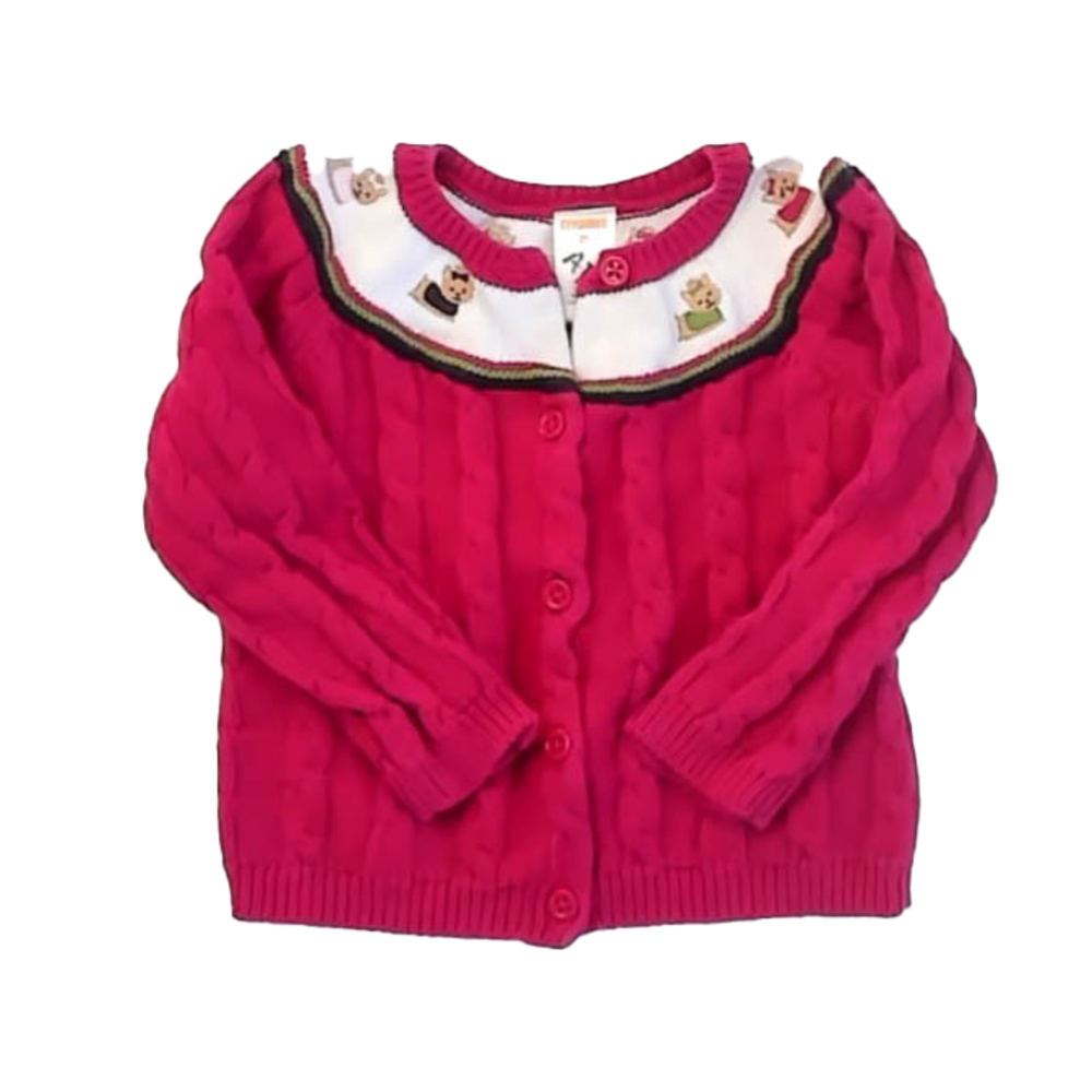 Gymboree Girls Pink | Ivory Cats Cardigan size: 2T